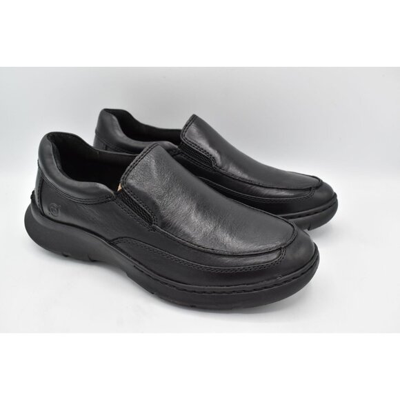 Born Mens Size 10.5 Cambridge Black Full Grain Leather Slip On Casual Shoes main image 9